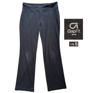 GAP Fit Low Rise Flare Leggings Yoga Pants Charcoal Gray Size Small Athletic Gym